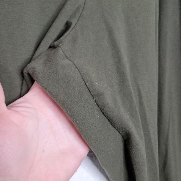 Aerie Offline Size XXL Olive Green Cotton OG Regular Rise Pull-On Leggings - Picture 5 of 7